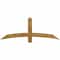 Ekena Millwork Bellingham Rough Sawn Timber Gable Bracket, Western Red Cedar, 60"W x 22"H x 4"D x 4"F, 9/12 Pitch GBW060X22X0404BEL00RWR - alternate 1